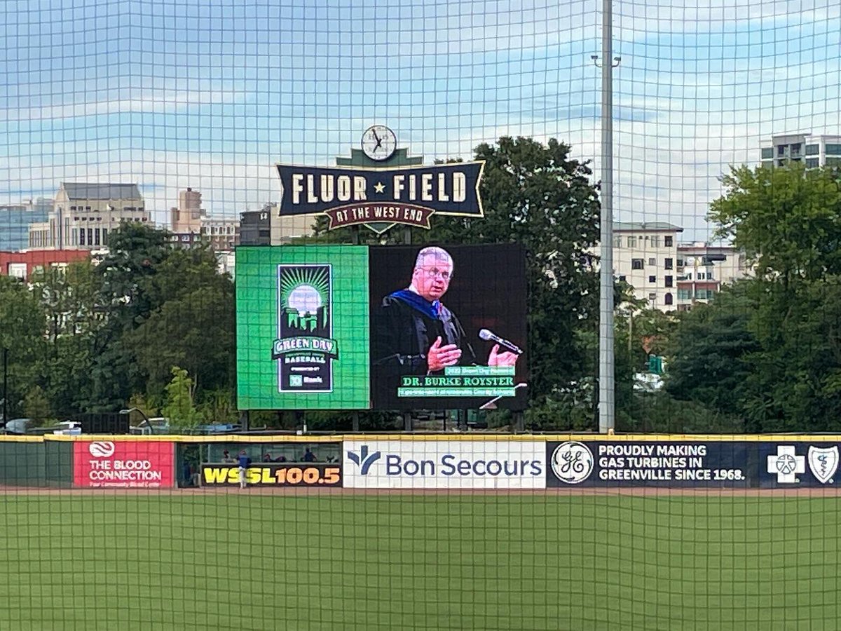 tdean65's tweet photo. Congratulations @gcssupt Greenville’s Green Day honoree ! It is a true honor to work under his leadership in @gcschools https://t.co/Ttkw5aR6ga