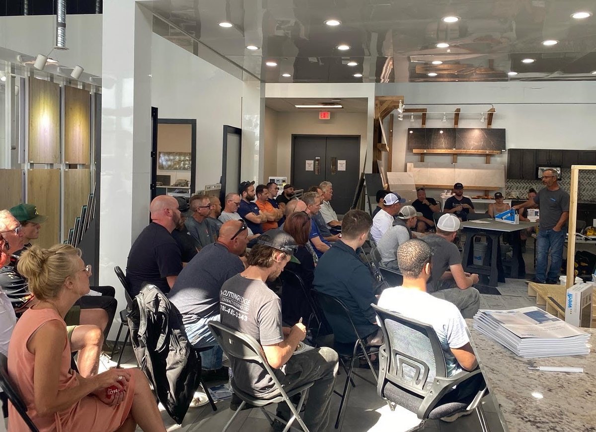 tilestonesource's tweet image. Seminars are back! Today we have the wedi Certified Installer Workshop in Edmonton. Thanks to everyone who joined us!