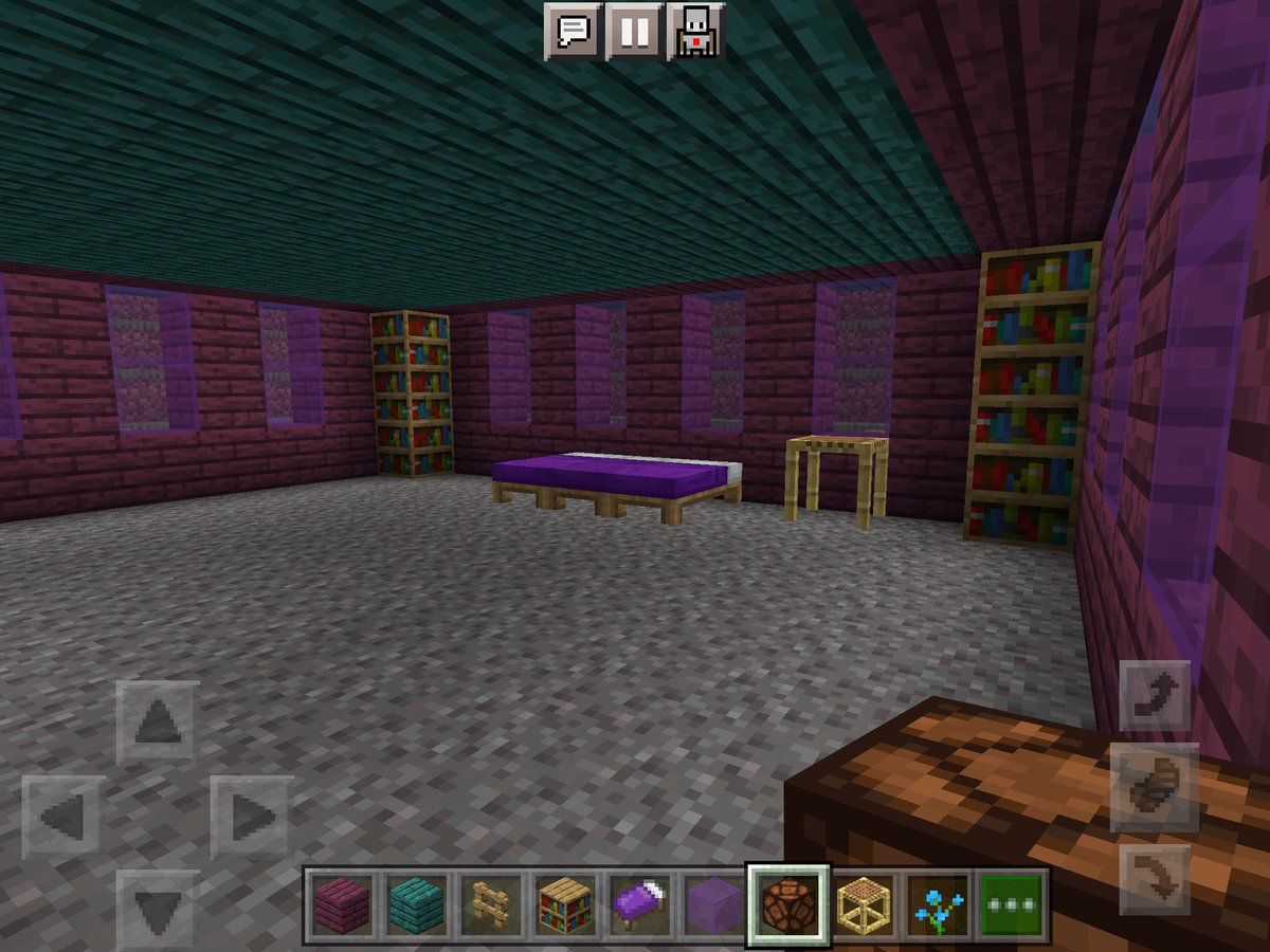 Librarian4Books's tweet photo. Looking forward to sharing my simple home build with my @PlayCraftLearn peeps! I am preferring the iPad to the laptop for builds, so something to think about. Here's my 2.0 simple home build. 😃 #MinecraftEdu #MCTA5 @MirthfulMentor @butterflynix https://t.co/1YYmpMwxYb
