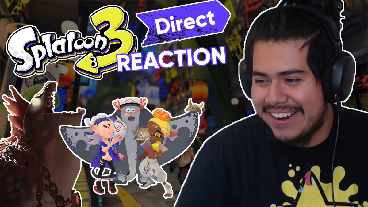 KnightSky02's tweet photo. My reaction to the Splatoon 3 Direct is OUT NOW!! Go watch and tell me what you think!! #Splatoon3 #Splatoon3Direct #sploon3 

https://t.co/kXNbu5CGrj https://t.co/DcAsrkSvyW