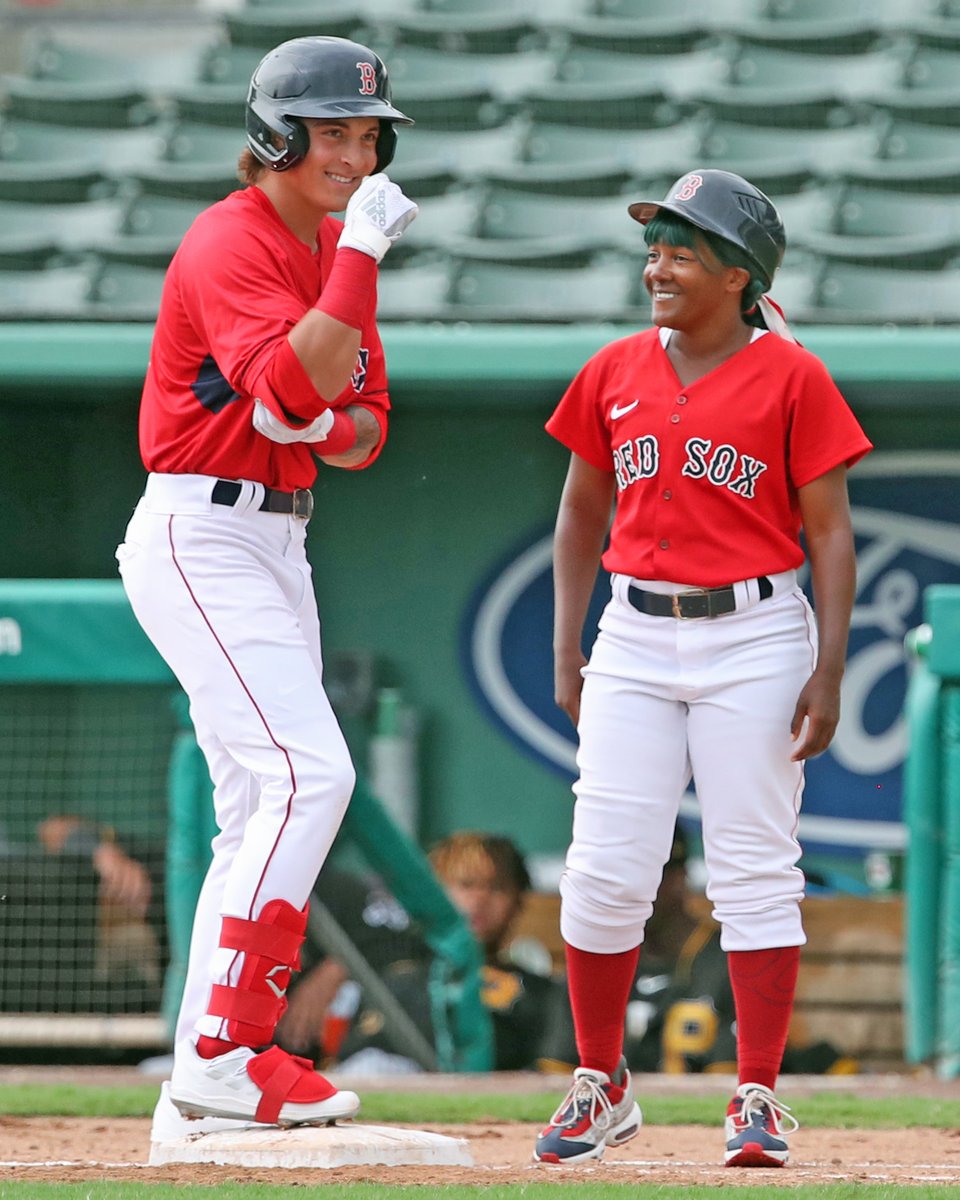 sittingstillsox's tweet photo. Lots to catch up on from a few days in Fort Myers, but I'll start with the first professional hit for @RedSox 2022 first round pick Mikey Romero. @SoxProspects https://t.co/BFeahDdWbj