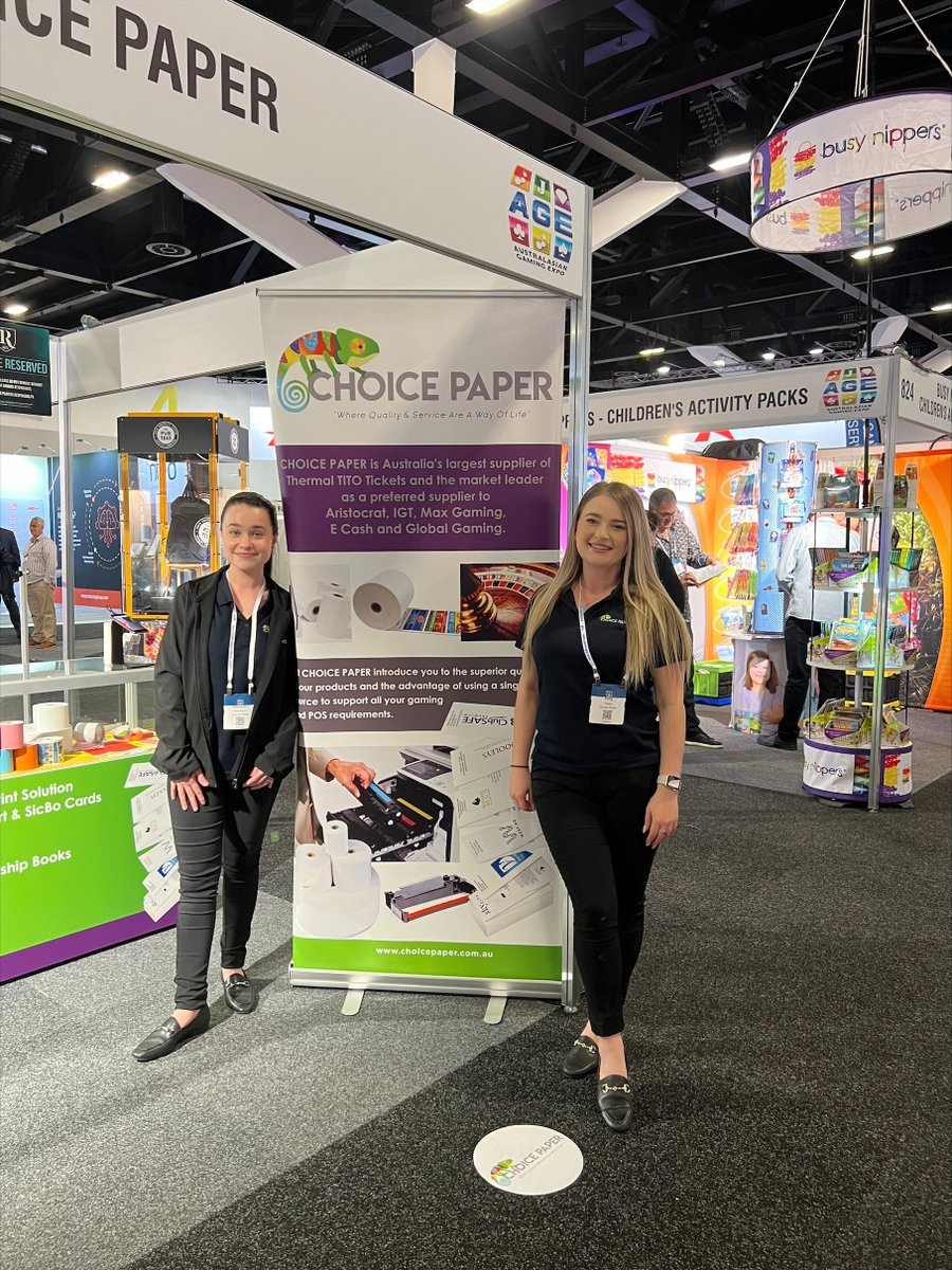ChoicePaper's tweet image. Day 2 of the AGE yesterday! 🥳🥳
 
It has been fantastic seeing new and old faces at the @AustGamingExpo 
 
We look forward to closing out the Expo for Day 3 today - come find us at Stand 773!
 
#australiangaming #gaming #AGE22