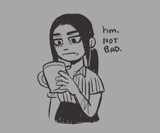 when the coffee's not that bad 