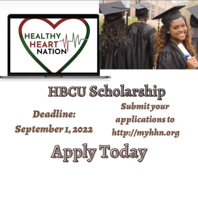 drtashekagreen's tweet photo. I am excited to be an Ambassador of Education for Healthy Heart Nation and even more excited about the Healthy Heart Nation HBCU Scholarship.

Healthy Heart Nation presents its 1st HBCU scholarship! 

Apply today at https://t.co/8fAvGdtdSR to submit your applications! https://t.co/ag2C9Wmv0A