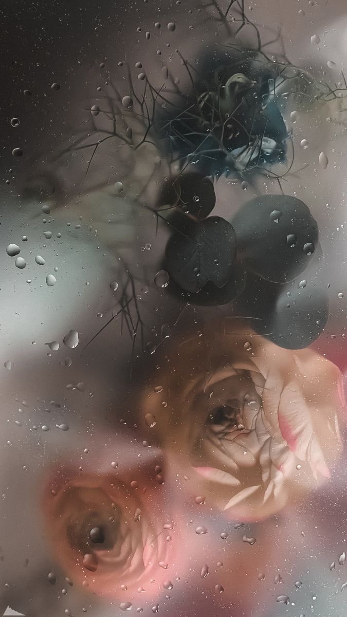athvna's tweet photo. Flowers through glass https://t.co/HZMeOB3s0T