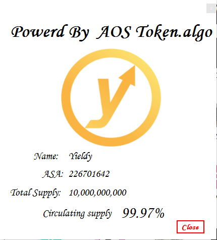 AOSToken_Algo's tweet image. Our official app is still under development, we will create ASA as soon as its ready