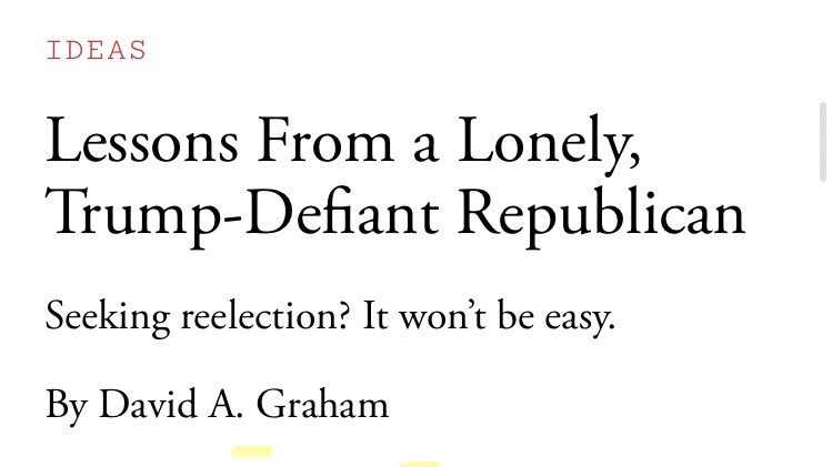 thxbutillwalk's tweet photo. Seriously @TheAtlantic literally no one cares- why cover this meaninglessness? It’s insulting at this point. They didn’t do a thing to defy Trump. Like shut uuuuuuuuuppppp always trying to push this narrative about a “different kind” of Republican- there isn’t one. https://t.co/ygAZsycrfR