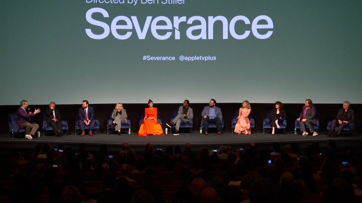 majorfilmevents's tweet photo. "Severance" Special Screening & Panel Discussion https://t.co/yDexGTKN40 via @YouTube Now Streaming #Severance #AppleTV #AdamScott #ZachCherry #BrittLower #TramellTillman #JenTullock #DichenLachman #JohnTurturro #ChristopherWalken #PatriciaArquette #BenStiller #discussion #QandA https://t.co/cEV5PxW2bS