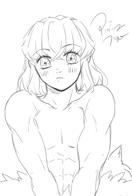 昨日のい🐗描いてて思ったんだけど自分の思っていたよりバブちゃんだった😂今度から15歳🐗描くときはバブちゃんにしよ 