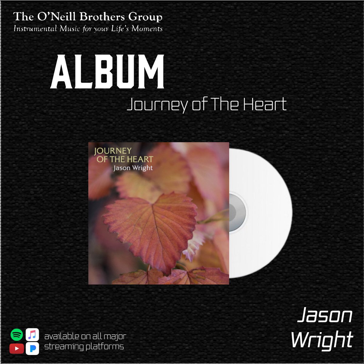 Have you heard this album yet? It was carefully crafted and recorded by one of our amazing artists @_jason_wright_!

“I wanted to make a contemporary collection of spiritual favorites that I’ve grown to love in my years of playing piano: 🎹” linktr.ee/listenobg #newrelease