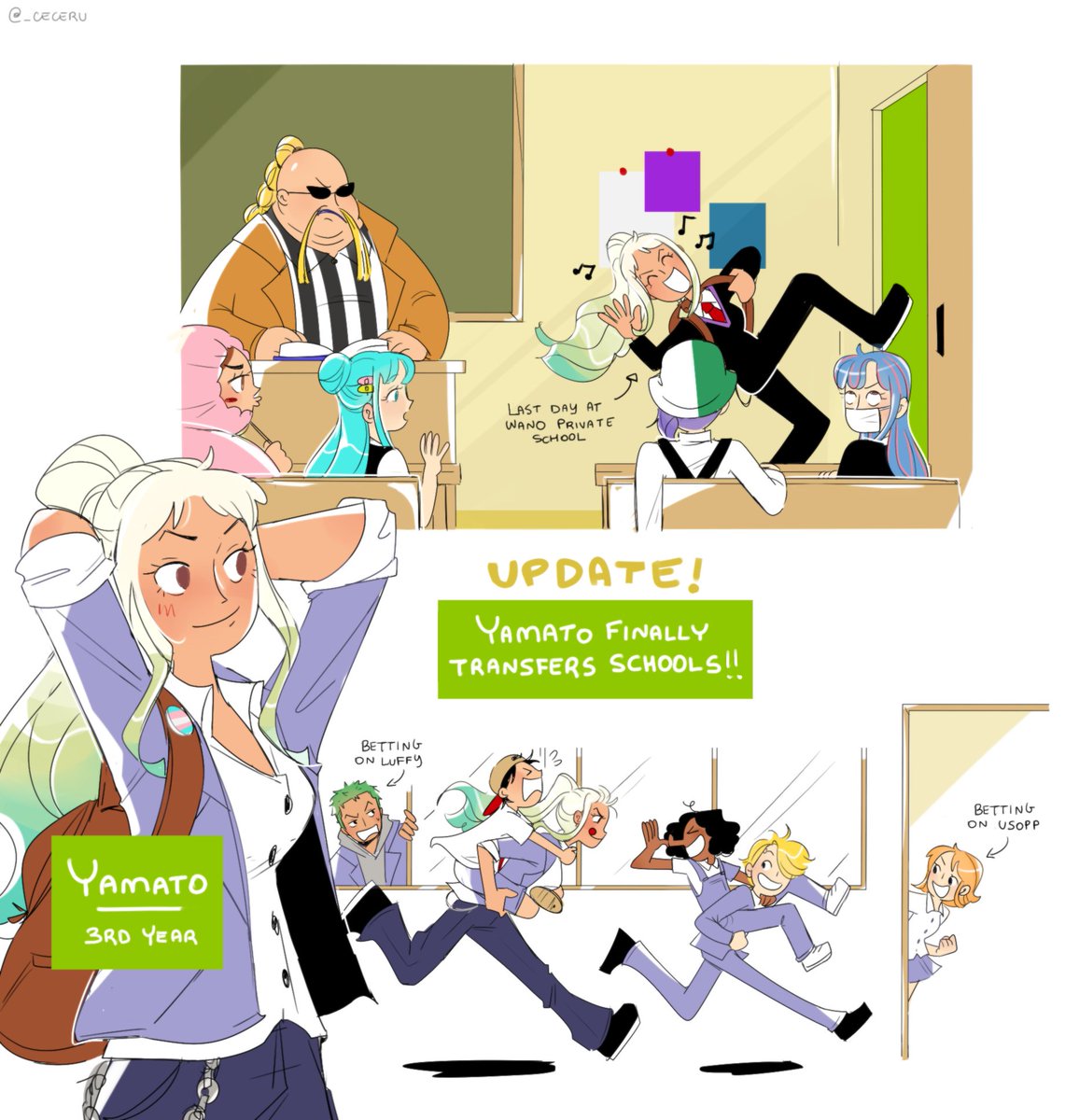 school au enjoyers come get your food