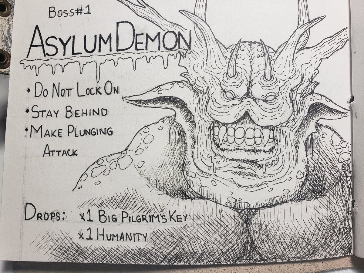 OOZ_ILL's tweet photo. Some of the first few illustrations from the journal I've been keeping along with my first playthrough of Dark Souls Remastered 
#darksouls #darksoulsremastered #fromsoftware #bandainamco #darksoulsfanart #fanart #art #drawing #illustrations https://t.co/BdtoW9Igii