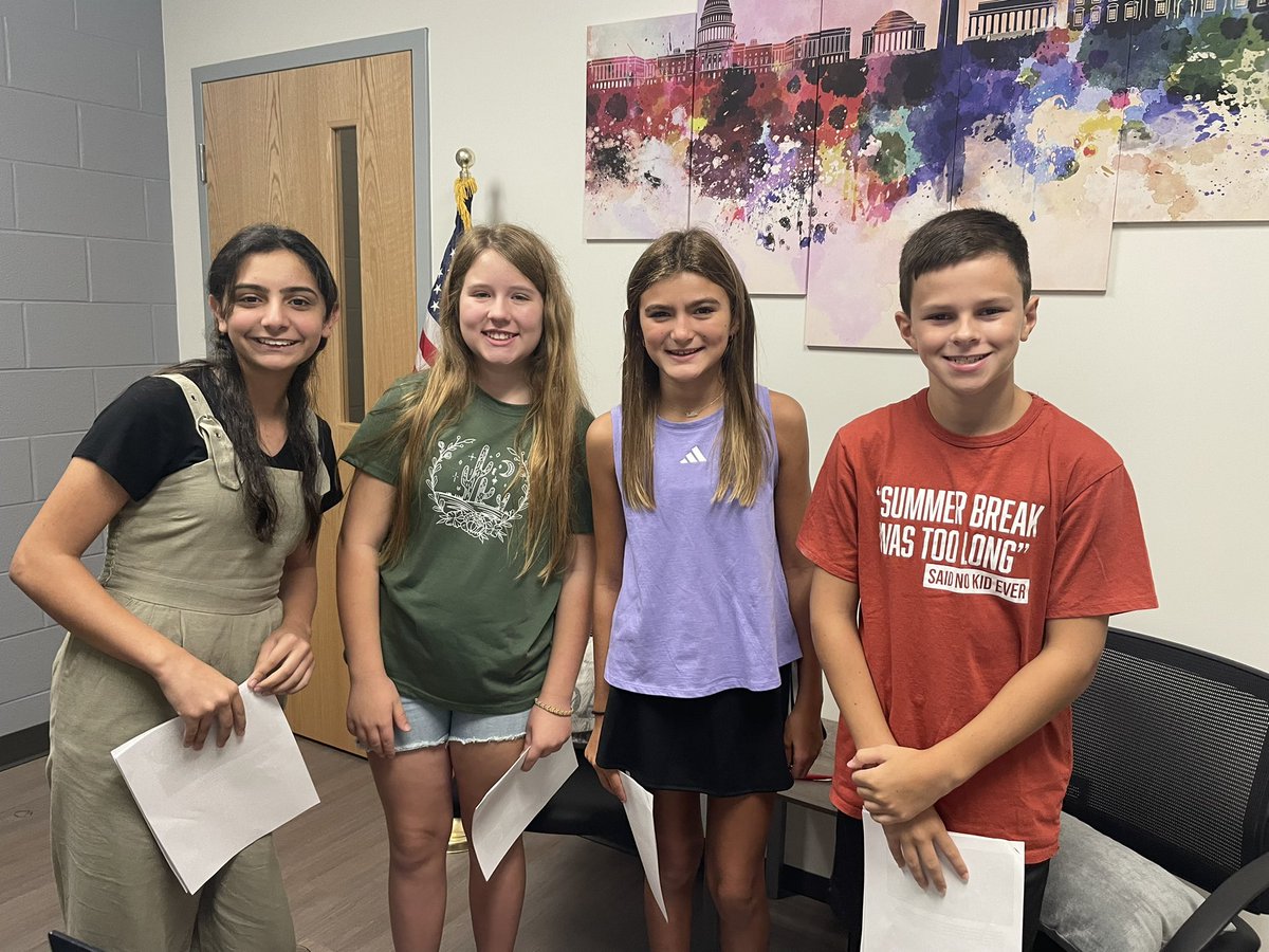 There may have been a district-wide internet outage, but we got our first student-led morning meeting broadcast of the year in just before it happened!!! <a href="/ctetigers/">Cumberland Trace ES</a>