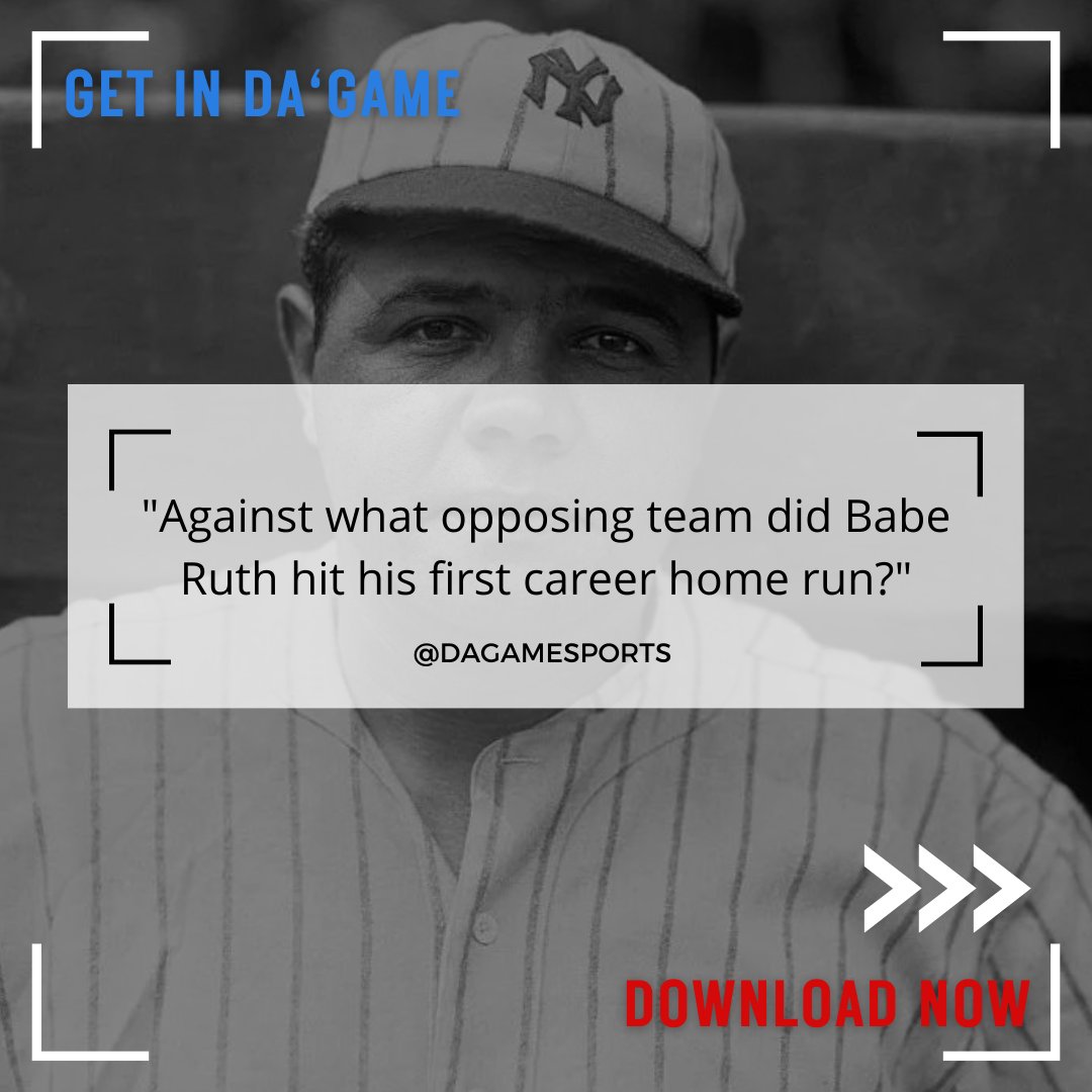 DaGameApp's tweet image. 🚨TRIVIA ALERT🚨

SWIPE FOR THE ANSWER

⬇️Download Da’Game sports trivia app to answer the question and test your knowledge!

🆓 DOWNLOAD
(Link in bio) for iOS &amp;amp; google play store!