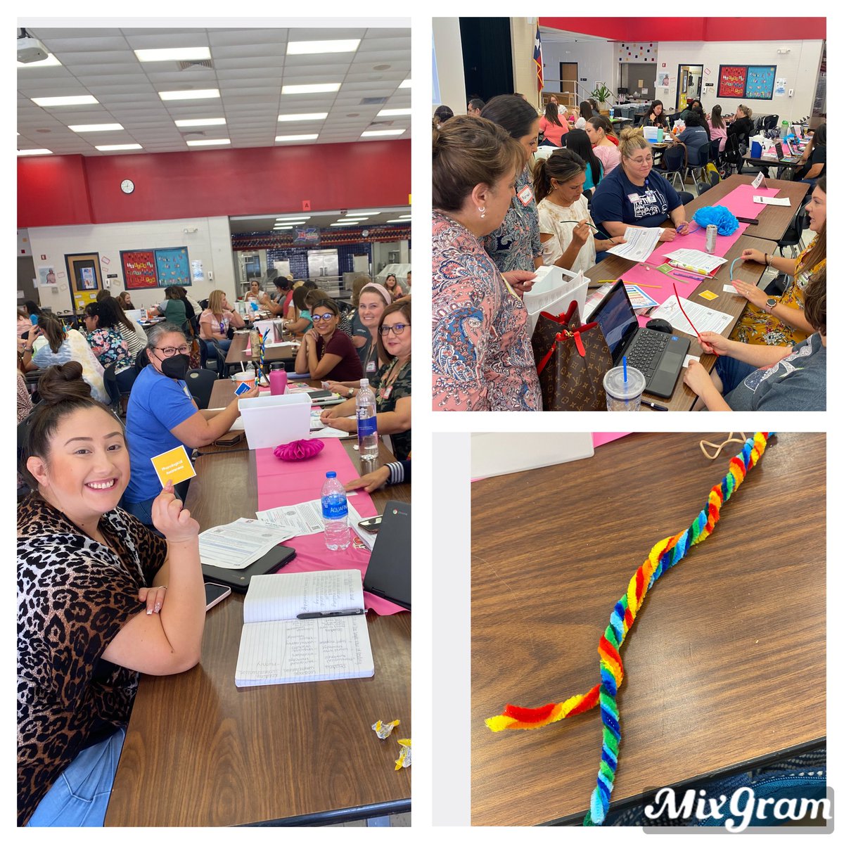 SandraReadSPC's tweet photo. Great things happened today in TRA sessions.  Establishing a literacy community while meeting new friends was the icing on the cake. Thank you to all our teachers for attending.  #TRA_Northside @STalamantesBIST @nisdelemelar https://t.co/zvkzfyF7lO