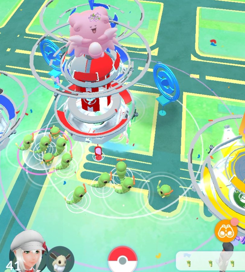 ポケモンgo 今日の集団ボーナスはキャタピー 各地でキャタピーが大量発生 なんかムズムズする ポケブラリー