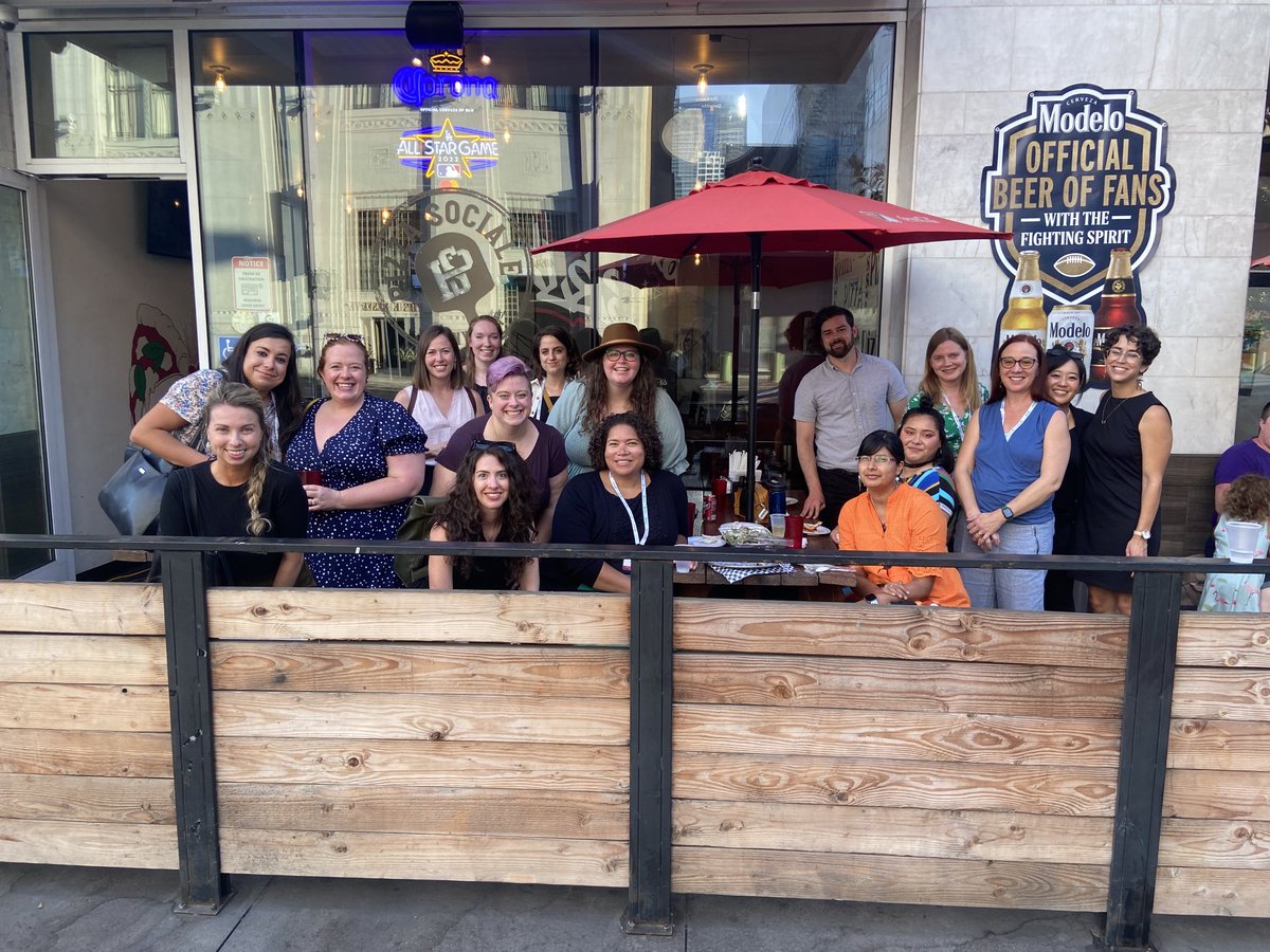 JenJamesPhD's tweet photo. One of my fav parts of #ASA2022 was seeing so many ⁦@SocUCSF⁩ students, faculty&amp; alums!!! Plus soc babies! ⁦@taylormcruz⁩ ⁦@jarmin_yeh⁩ ⁦@ErinJMcCauley⁩ ⁦@erinrjohnson3⁩ ⁦@MereJoyVan⁩ ⁦@hoodsociologist⁩ ⁦@oliver_rollins⁩ tag others! https://t.co/8GtGzIlJn8