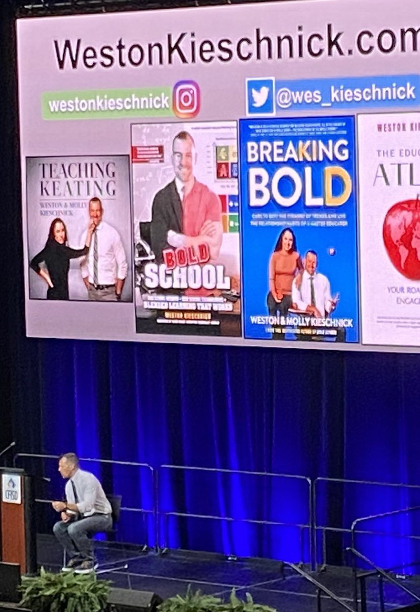 EvaPCFISD's tweet photo. Today was awesome and filled with excellent presenters! #CFISDPDWeek #WestonKieschnick #JoMascorro #SedKeyes https://t.co/uVvvCpHqv7