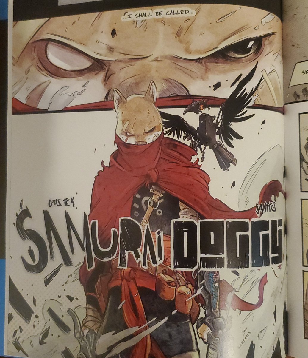 willfromthe901's tweet photo. The Samurai Doggy comic has me hooked so far. Brilliant art and love the strange new world it introduces. #SamuraiDoggy #oktoprint https://t.co/PSrlHXqnfu
