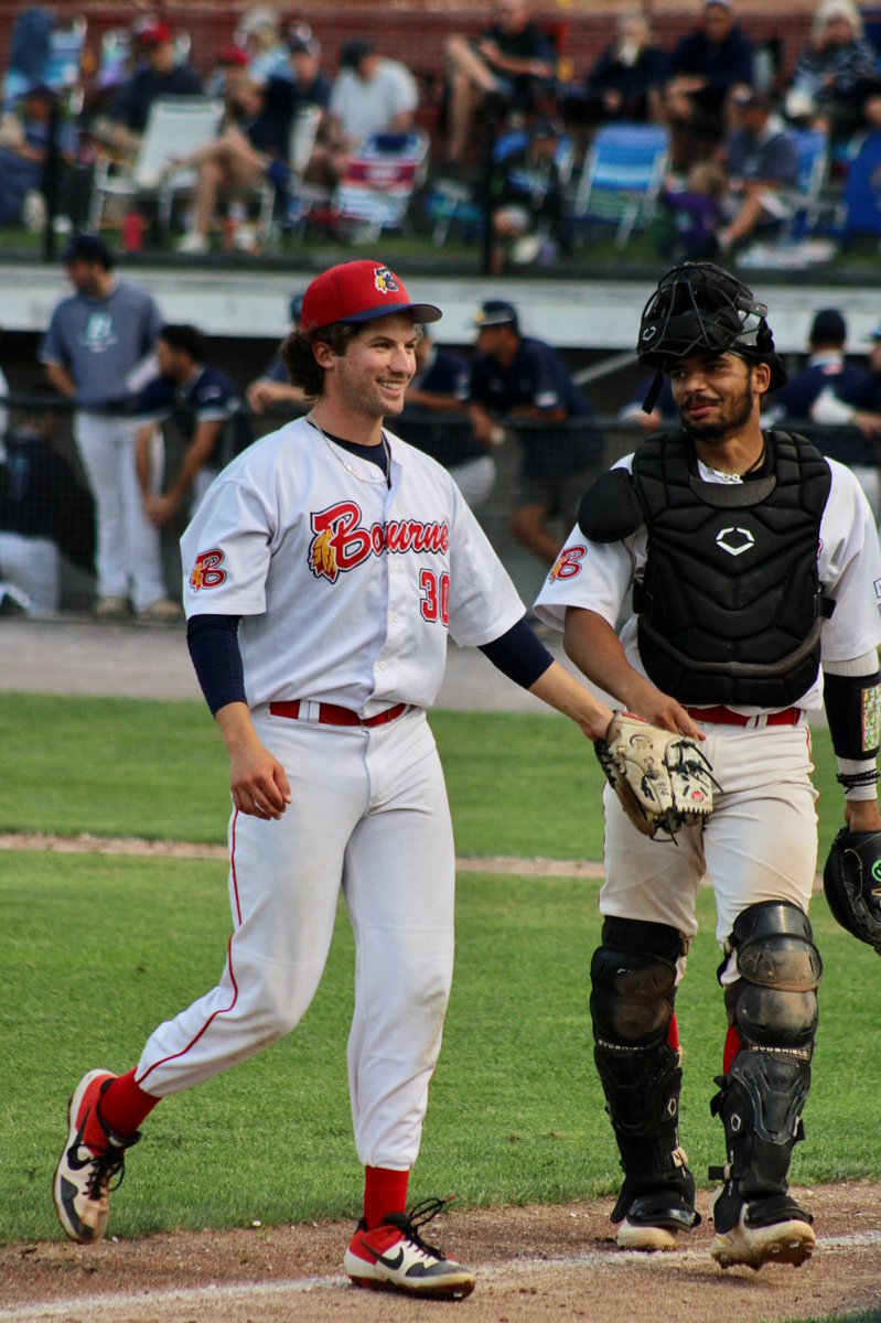 Matt Duffy’s (<a href="/GriffsBaseball/">Canisius Baseball</a>) night is done! 

6 scoreless innings has the <a href="/BourneBraves/">Bourne Braves</a> leading headed to 7th!