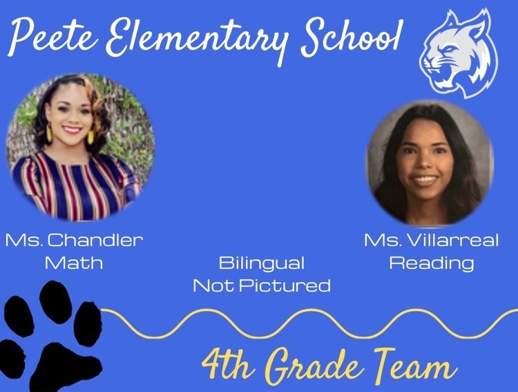 Meet our 4th Grade Team! #PeeteProud 💙🐾