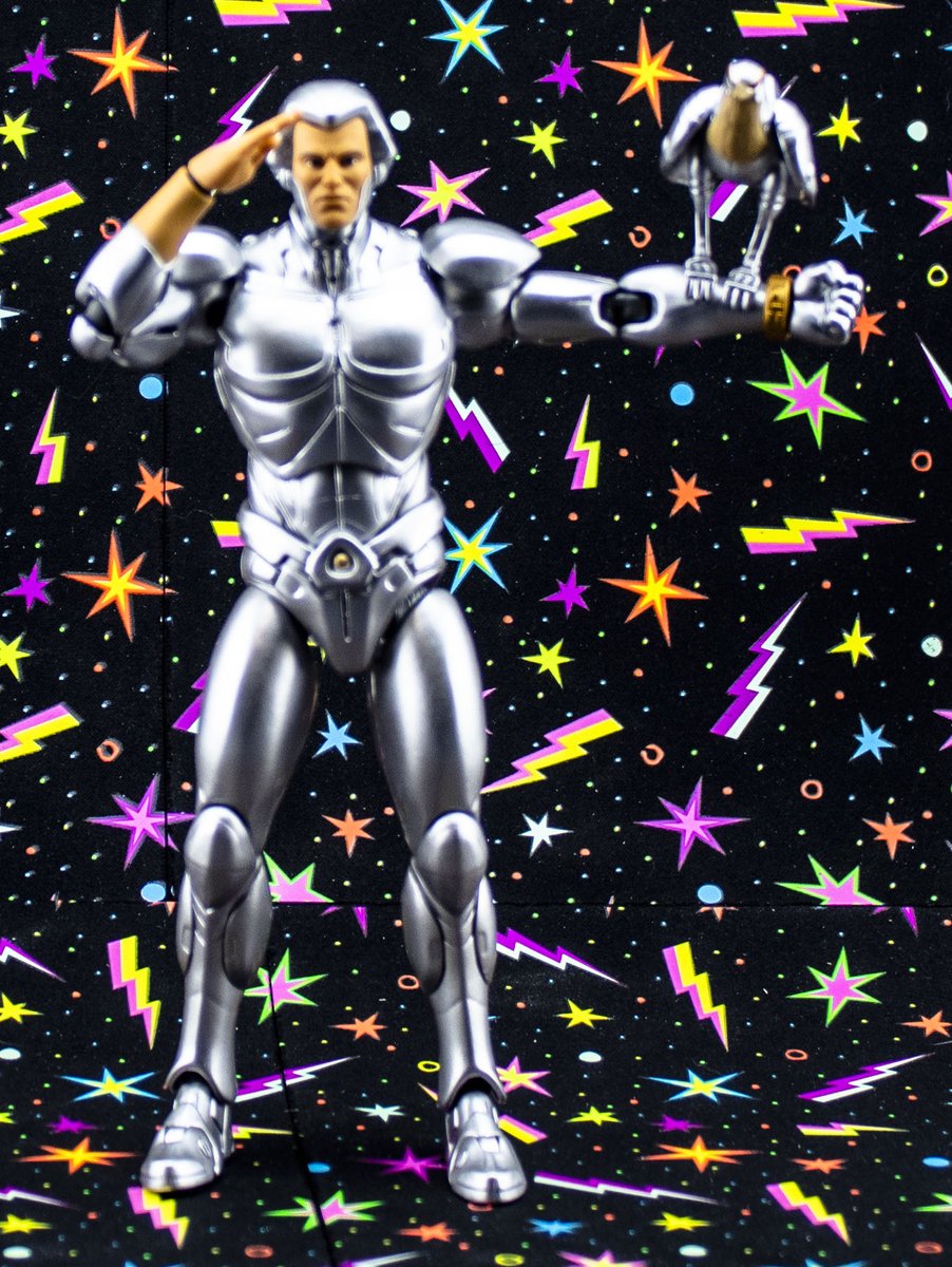 WesleySwipes's tweet photo. TALLY-HAWK!!!!
Quicksilver and Tally-hawk from Ramen Toy just arrived and wow is it gorgeous. Changeable face, hands, wings and while not a mirror shine, the silver fits it well.
#Silverhawks #Quicksilver #tallyhawk #80s #ToyCollector #actionfigures #ToyCollecting @ramentoy1 https://t.co/bCG2wahNQO