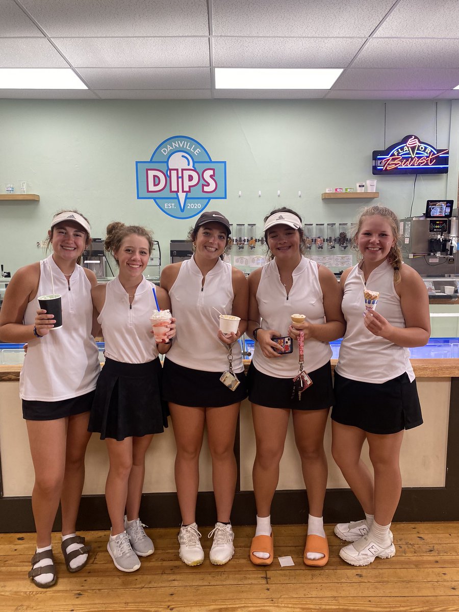 Ice cream makes rough play/day better!   Day 2 County Invite tomorrow!   #wedontcry