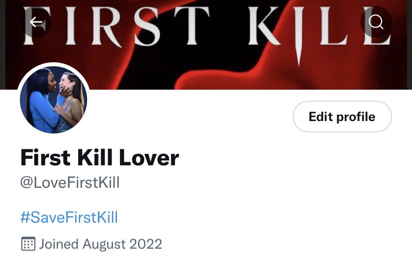Riley940's tweet image. Started a FK fan account. Posting all things FK - FK lovers and open minded people welcome - Follow me 😊 #SaveFirstKill #FirstKillSecondHome #ThankYouFirstKill #CelebrateFirstKill