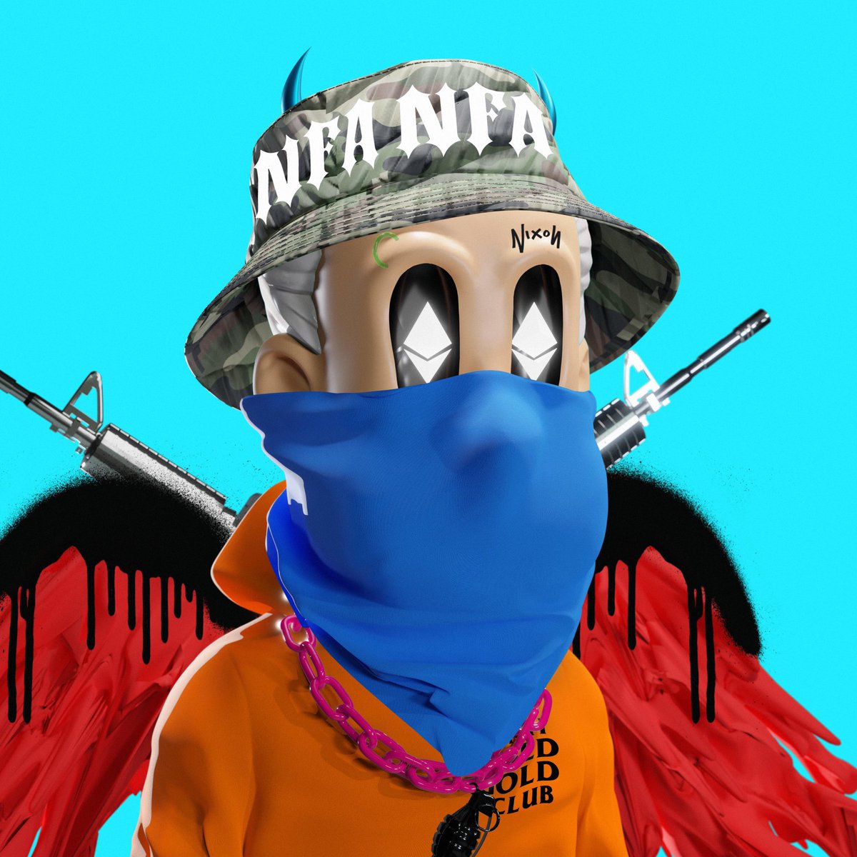 Guyute83's tweet photo. @crookznft @glowlabsxyz Get your $CRKZ 
#CROOKZNATION https://t.co/nWsbtBU8fW