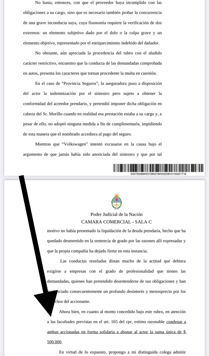 DrConsumidorArg's tweet photo. 💥 Logramos un daño punitivo por $500.000 ! 💥

✅ En esta ocasión, @VolkswagenAr y Provincia Seguros le tienen que pagar esa + cerca de $650.000 adicionales por no: (I) No devolver la prenda y; (II) No liquidarle el pago del auto en tiempo y forma. 

Detalles 👇👇👇 https://t.co/4jd5PKSZHq