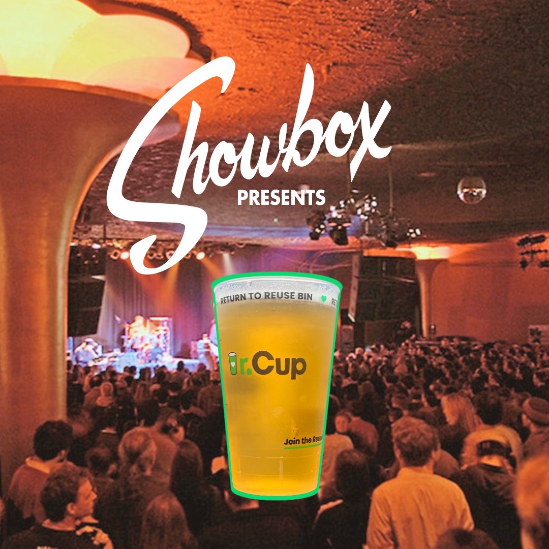 rworldreuse's tweet photo. NEW VENUE ALERT X2: Excited to launch this week at The Showbox &amp; Showbox SODO in Seattle!

Want to be part of our collective impact? Let's connect!

@aegpresents @showboxpresents #ShowboxPresents #ReuseSeattle #rcup #reuse #sustainability #zerowaste #Seattle https://t.co/JJkU91rTLn