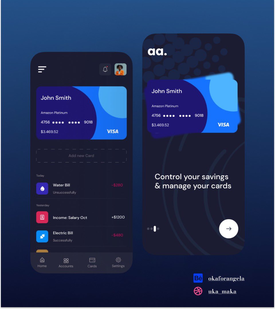Uka_maka24's tweet photo. A redesign🤞🏽

Original vs mine
#designtwitter #uidesign #designer #techtwitter https://t.co/LAbpcgeMmZ