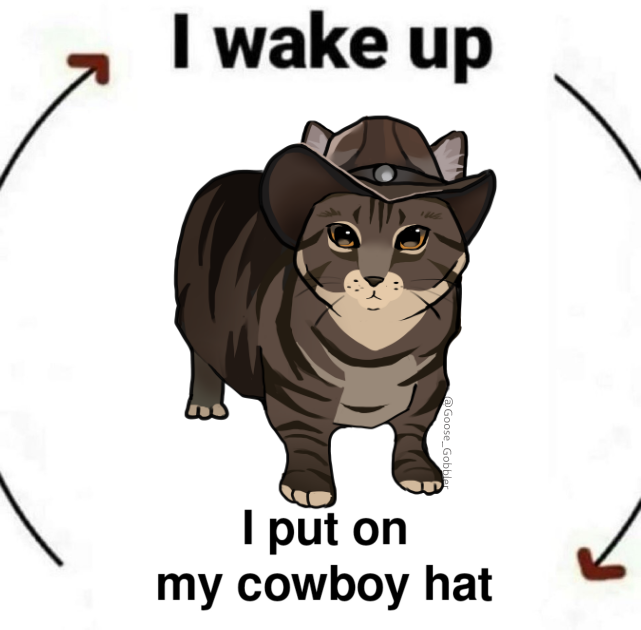 Goose_Gobbler's tweet photo. @CowboyCats yeehaw https://t.co/jOcF5R2LAH