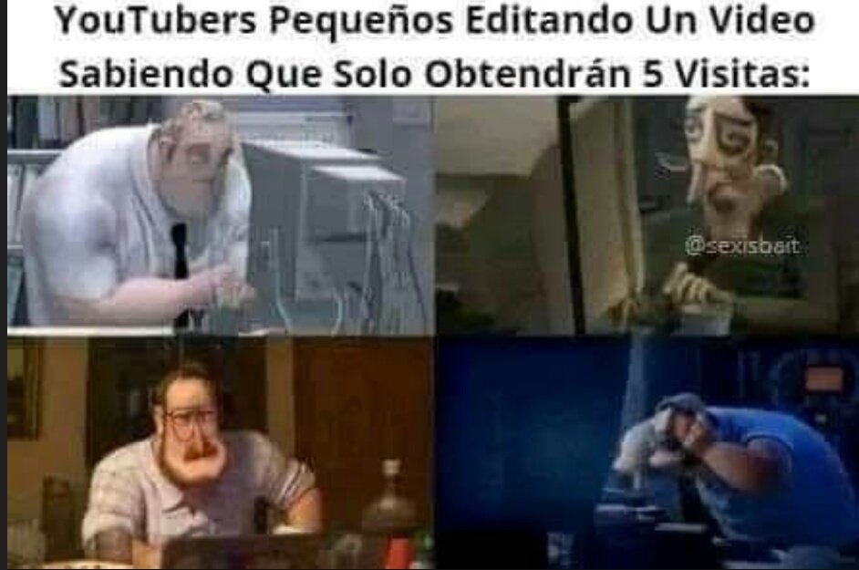 ElbuenEchoes's tweet photo. Si eres youtuber pequeño: no te rindas, algún día esa dedicación dará frutos. https://t.co/WXqPCnChOl