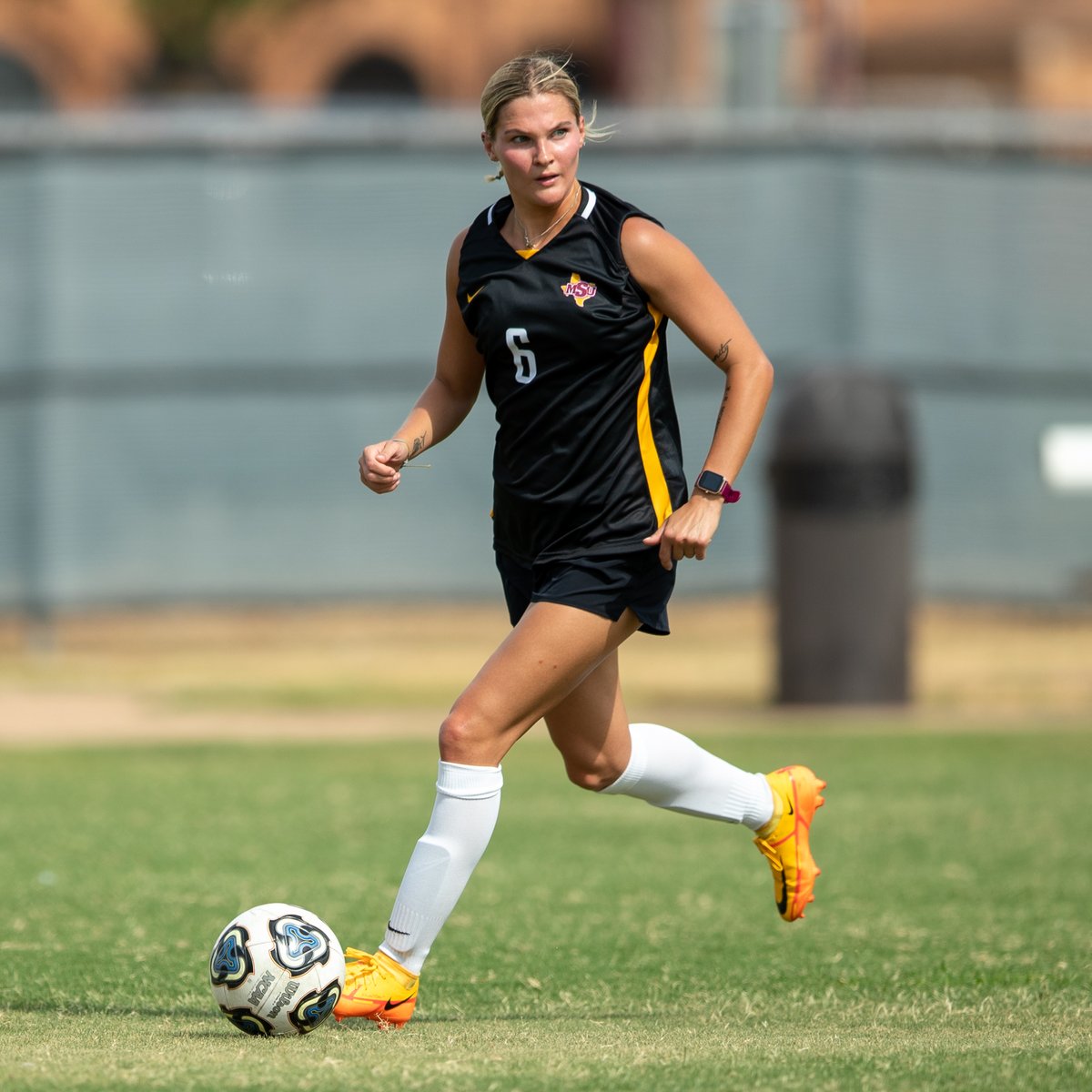 MSUMustangs's tweet photo. W SOCCER | Scenes from the first intra-squad scrimmage of the fall. @MSUTXWSoc #StangGang https://t.co/abfv55Z53W