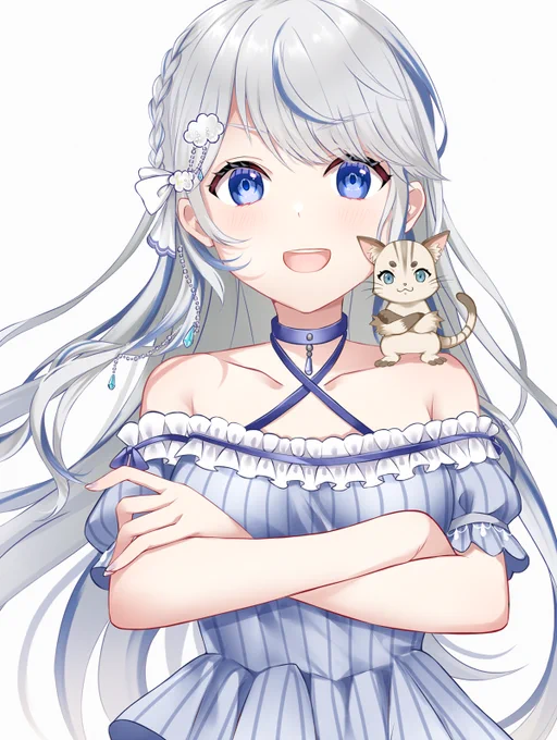 ネコチャン!!!!!(前回に続いてご依頼で描いたイラストでした) 