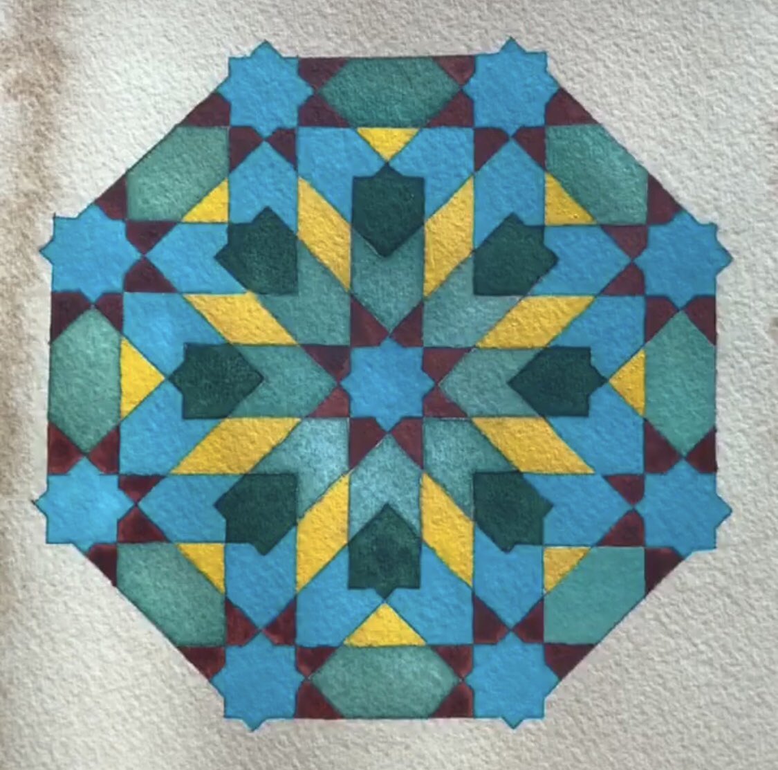 farnazfaridart's tweet photo. #farnazfaridart
#contemporaryart 
#islamicgeometric
#artofislamicpattern
#islamicart
#iran
#morrocco 
#turkey 
#watercolor https://t.co/eBU1bs8Iqk