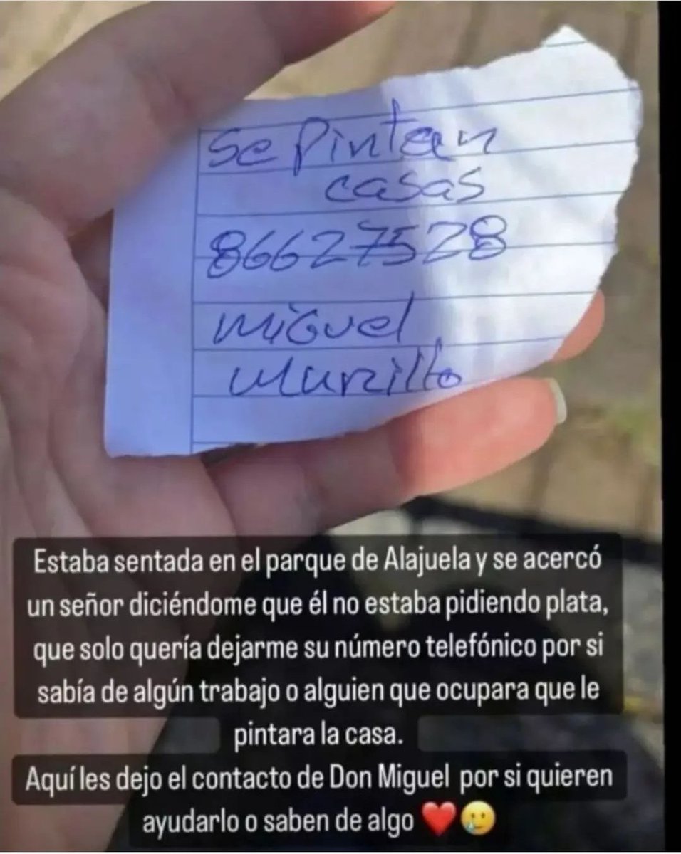 Qué tal si hacemos RT y ayudamos a que don Miguel encuentre trabajo.