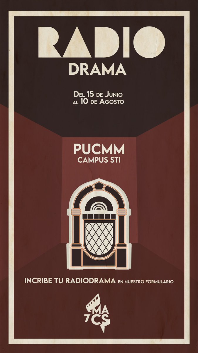 macspucmm's tweet photo. ¡HOY CIERRAN LAS CONVOCATORIAS!

No dejes de inscribir tus audiovisuales y radiodramas 🤩

https://t.co/lAQF5R9fuy https://t.co/uJjh0fi3uq