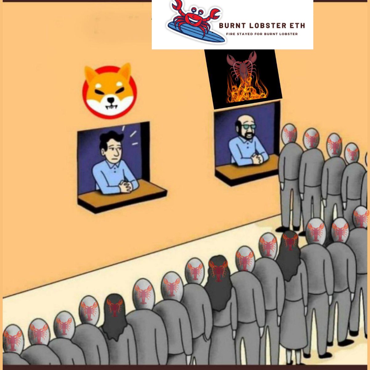 <a href="/BurntLobsterETH/">BurntLobsterETH 🔥🦞</a> My entry 2. meme

#giveaways #ETH

<a href="/BurntLobsterETH/">BurntLobsterETH 🔥🦞</a>
#BurntLobsterETH

##BurntLobster
Tag;
@cryptoamazo
 
@mepet_sawah

Influencer;
<a href="/elonmusk/">Elon Musk</a>