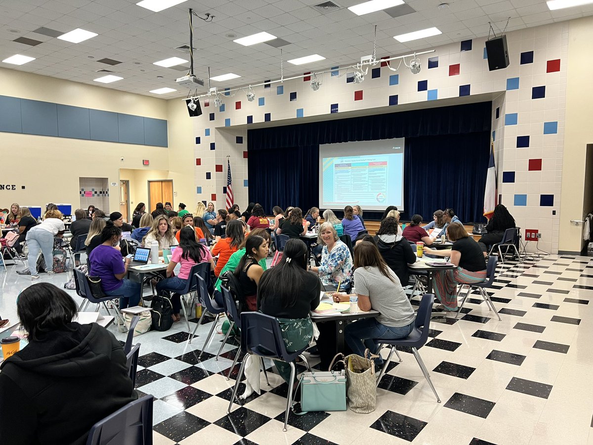 MaeBelvis5's tweet photo. Great conversations during Kinder Focus!  Thanks Bernadette for being such an engaging presenter!!!@pisdesela #pisdlachat https://t.co/KtcAP4FVMW