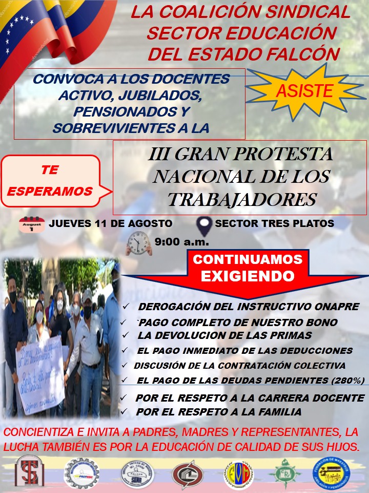 sinvemafal's tweet photo. Nuestra lucha orientada a la defensa de los derechos del trabajador https://t.co/pW8vFE54Uh