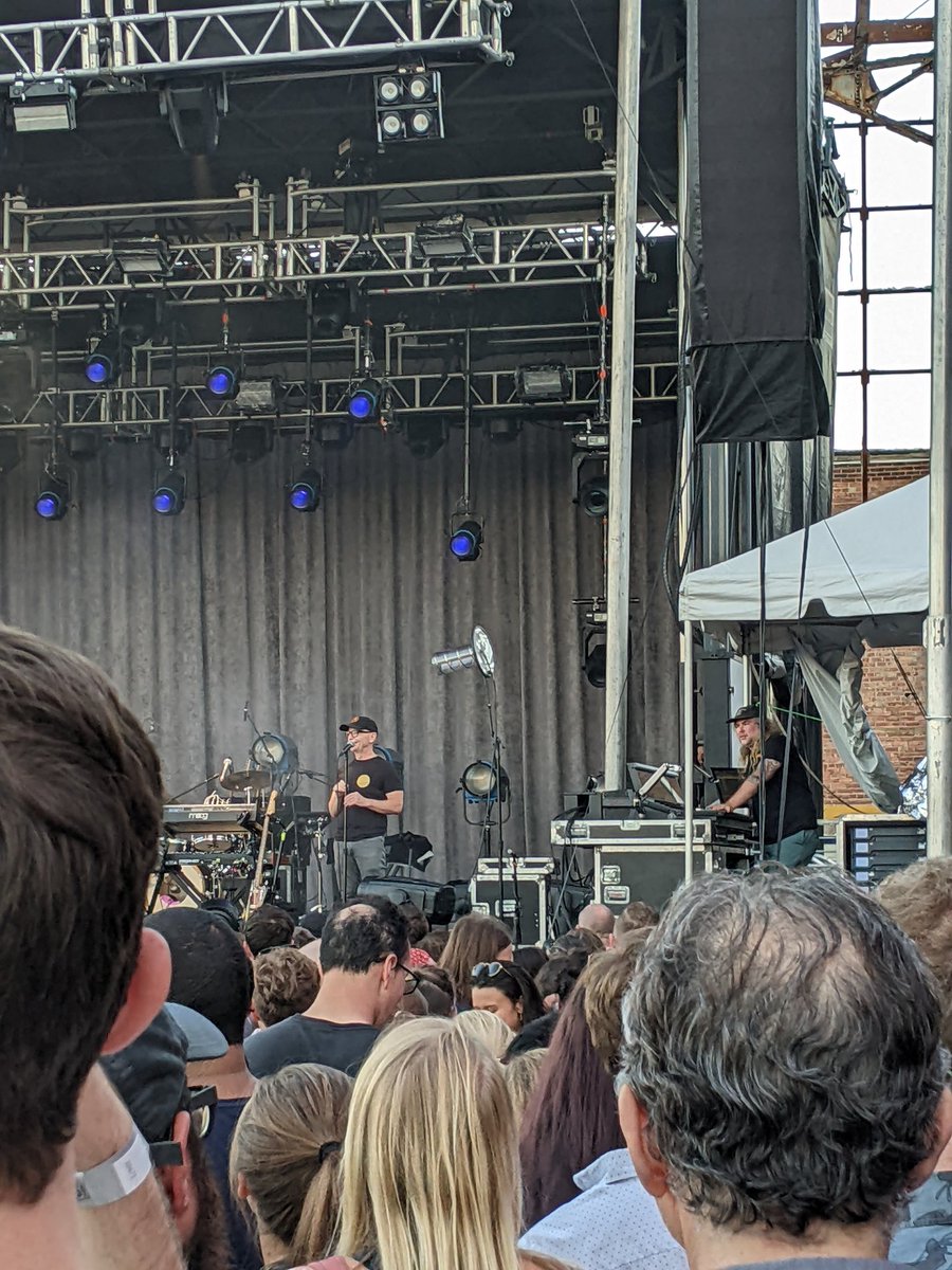 ChrisCwiak's tweet photo. From @Cubs to @sharonvanetten @saltshedchicago, @martylennartz pulling a Brehmerian double header in the middle of the week. @93XRT @LinBrehmer #linstrong https://t.co/0f2oNOB51X