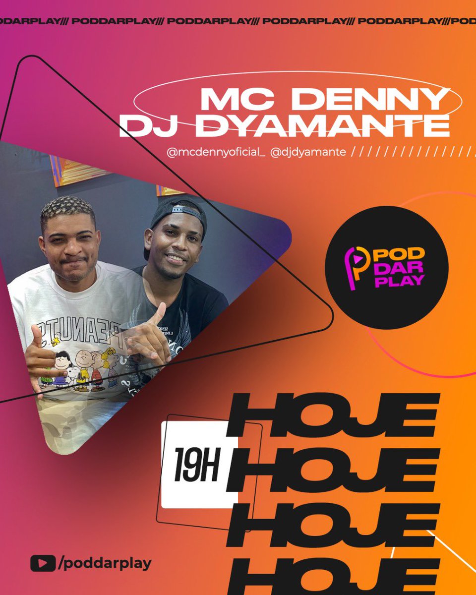 PoddarPlay's tweet photo. Está no ar mais um episódio do nosso podcast com o @mcdennyoficial e o @dyamantedj1 #podcast #sentadinhadiferente #mcdenny #dyamantedj #dj #Funk #funkoPOP #vemfazafila https://t.co/uAx1kLySZD