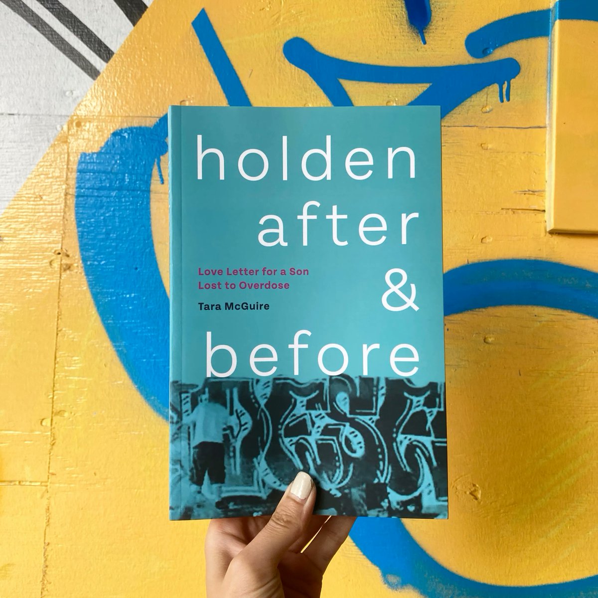 VanWritersFest's tweet photo. We can't wait to bring friend of the Festival @TaraJMcGuire to #VWF2022 with her debut book, Holden After and Before—a moving meditation on grief, and a beautiful elegy to a son lost to overdose. Pre-order it now from @Arsenalpulp. https://t.co/SYLL05njtE