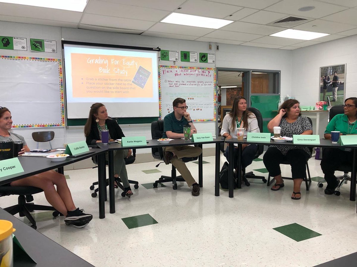 ArundelHS_aacps's tweet photo. Our summer Grading for Equity 4 wk book study wrapped up with an in-person dialogue on how to bring these equitable practices to life in our classes. @JoeCFeldman @AACountySchools https://t.co/WbHJhHQwFp