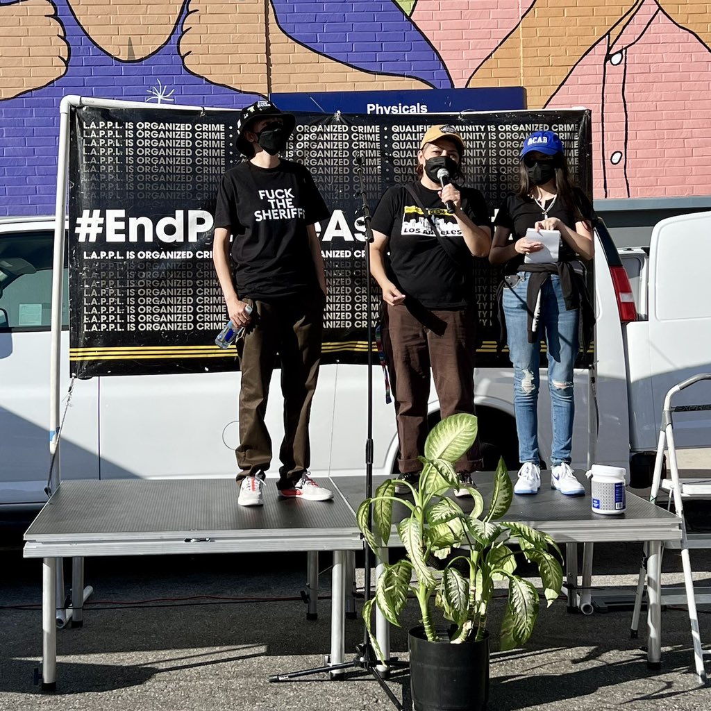 “It’s fuck the sheriffs all day for me” - Steph 💯💯💯

Justice for Anthony Vargas!! @jus4anthony at this week’s @BLMLA #EndPoliceAssociations rally