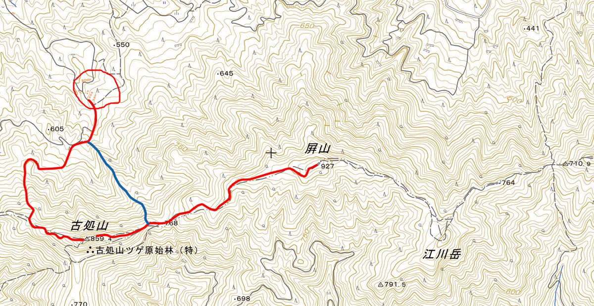 「#山の日 2021年7月古処山。前回の馬見山のすぐ西側。これらの山頂、尾根には秋」|多足のイラスト