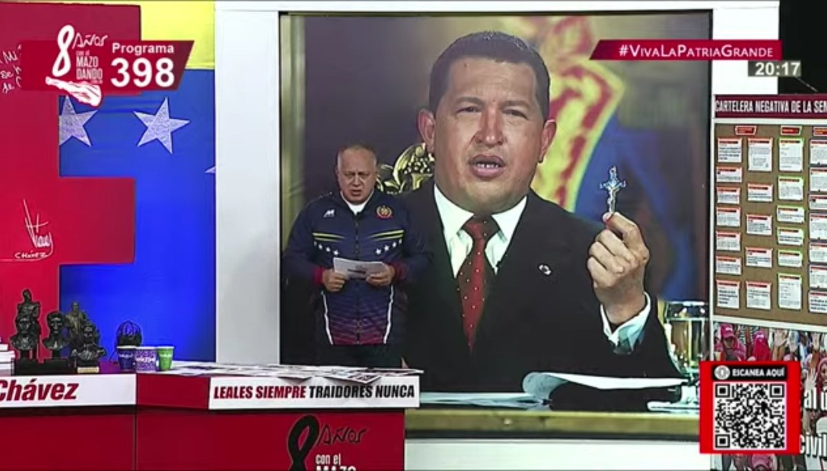 'En Estados Unidos hay por cada 100 habitantes 120 armas, si usted va a comprar un rifle le regalan los cartuchos. Es un país descompuesto, enfermo, es el mal llamado sueño americano', Diosdado Cabello. @dcabellor #VivaLaPatriaGrande