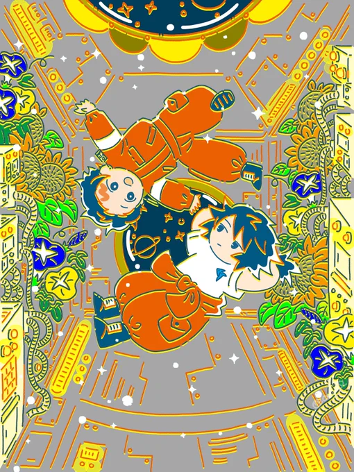 ぜったい描こうと思ってた4枚揃いました 